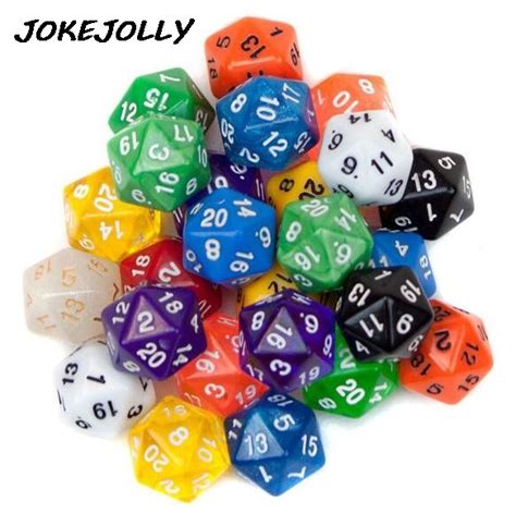 5pcslot Dungeons And Dragons World Of Board Game Table 20 Sided Dice