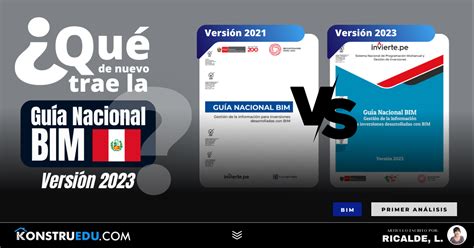 Qué de nuevo trae la Guía Nacional BIM de Perú versión 2023 Konstruedu