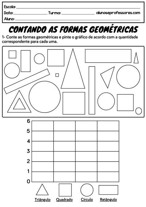 Atividades Sobre Formas Geométricas Alunos E Professores