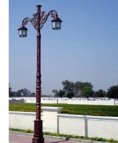 Dual Arm Mild Steel Street Light Pole 6 M At Rs 16500 Piece In