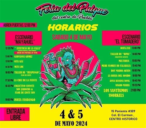 Feria Del Pulque En Puebla Horarios Y Cartelera Tendencias Puebla