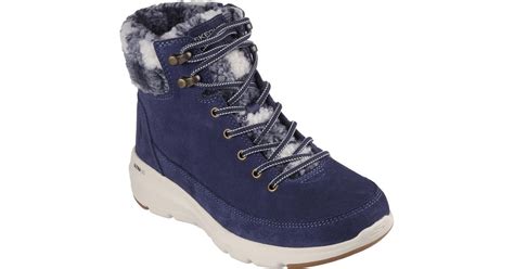 Skechers Glacial Ultra Timber Snow Boot In Blue Lyst