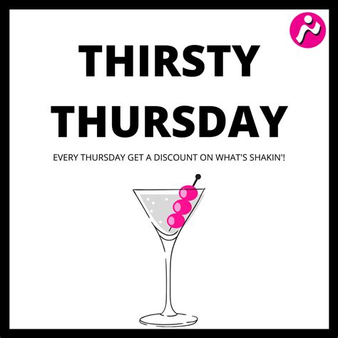 Thirsty Thursday | Ladies First Fitness | Gym & Spa