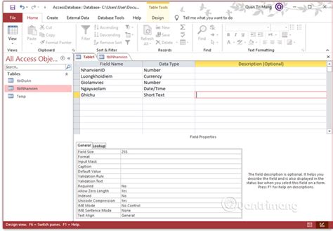 Establish Relationships Between Tables In Access