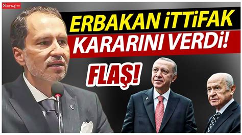 Yeniden Refah Partisi Genel Başkanı Fatih Erbakan Cumhur İttifakı