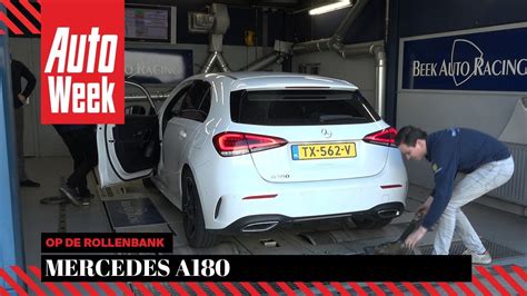 Op De Rollenbank Mercedes Benz A180 YouTube