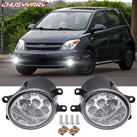 Led Pair Front Bumper Fog Lights Driving Lamps For Scion Xa 2006 Parts