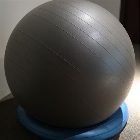 Exercise Ball with Stand, Sports Equipment, Exercise & Fitness, Cardio ...