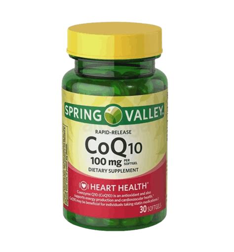 Spring Valley Coq Heart Health Mg Capsule Arogga Online Pharmacy