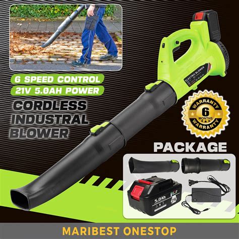 Cordless Blower Angin Elektrik Wireless Electric Air Blower Gun Daun