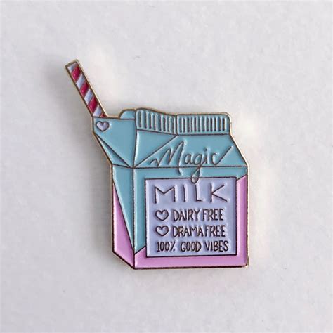 Magic Milk Enamel Pin