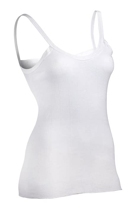 Indera Sleeveless Vest White Women Size L Ebay