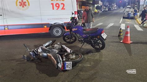 Duas motocicletas colidem na Getúlio Vargas Jandaia Online