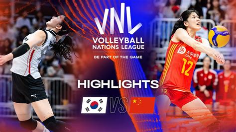 Kor Vs Chn Highlights Week Women S Vnl