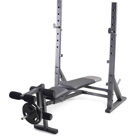 Olympic Weight Bench Press Set Training Fitness Workout Lift Weights