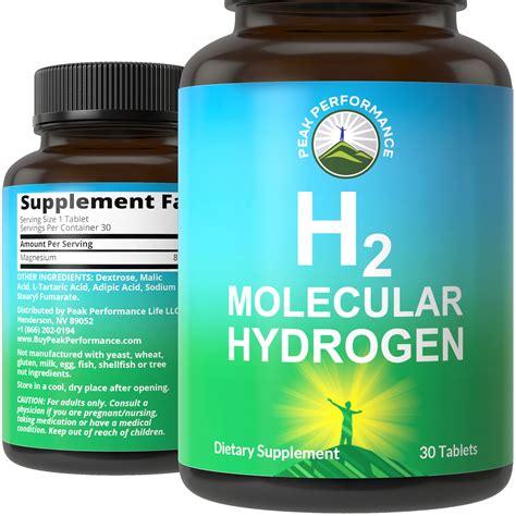 Buy H2 Molecular Hydrogen Water S Clinically Validated Active H2 Molecular Supplement With