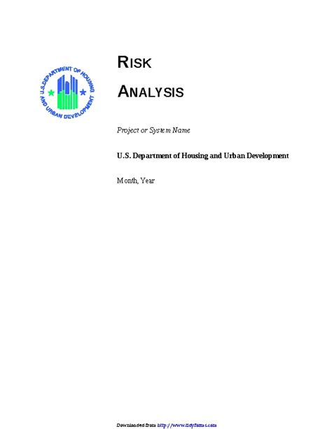 Risk Analysis Template 1 - PDFSimpli