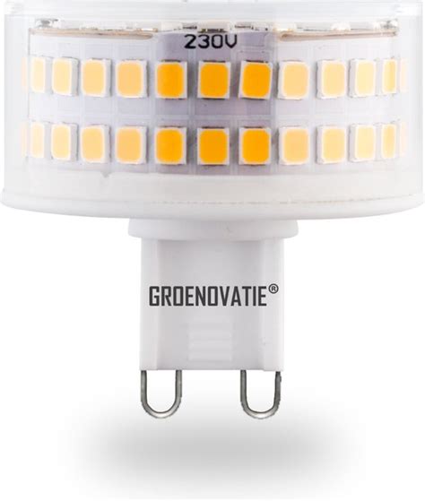 Groenovatie Led Lamp 6w G9 Fitting Rond Warm Wit Bol