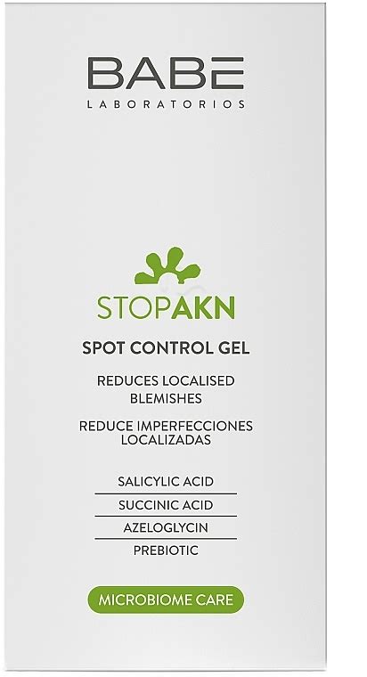 Интензивен гел за локално третиране на акне Babe Laboratorios Stop AKN Microbiome Care Spot
