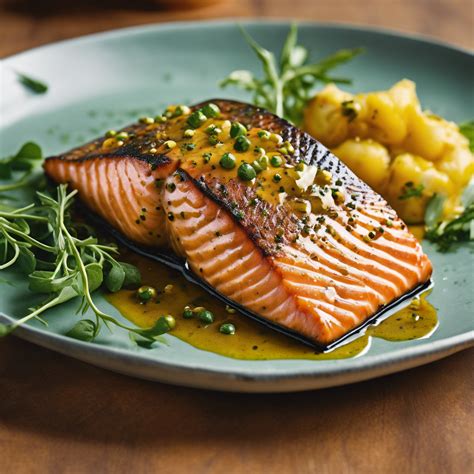 Honey Mustard Glazed Salmon Recipe Cookaifood