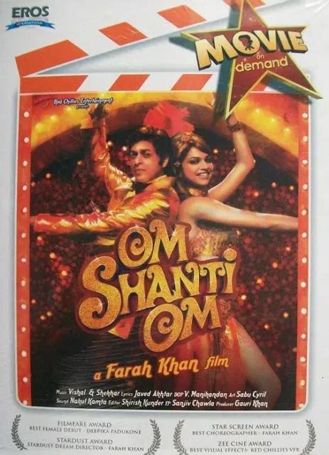 Om Shanti Om Shahrukh Khan Deepika Padukone Dvd Film Bollywood Eur