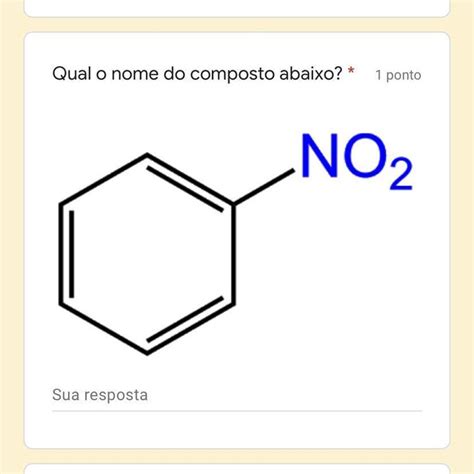 Qual O Nome Do Composto Abaixo 1 Ponto Imagem Sem Legenda Brainly Br