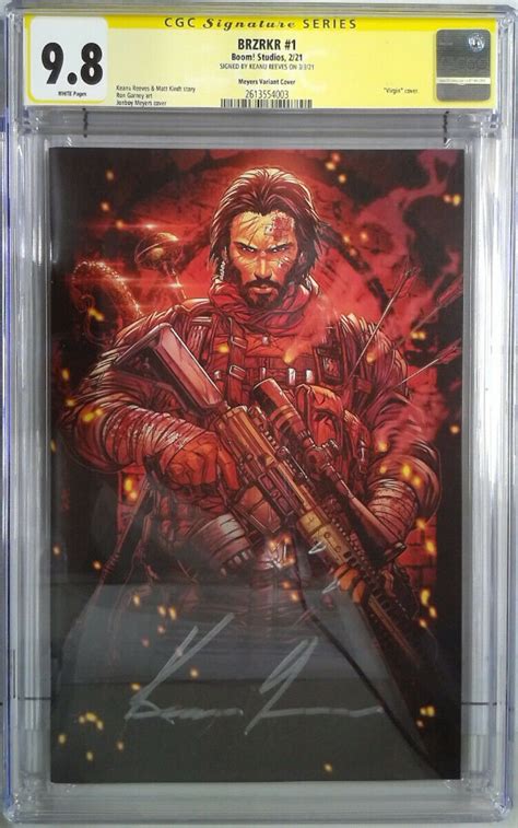 Brzrkr Berzerker Variant Meyers Virgin Keanu Reeves Signed