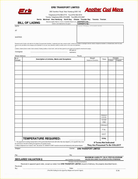 Limousine Invoice Templates