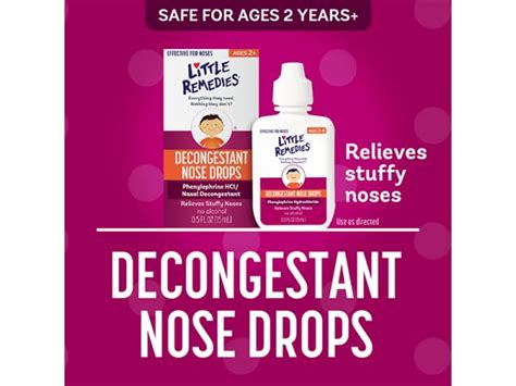 Little Noses Decongestant Nose Drops Oz Pack Of 2