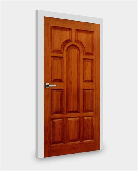 Interior Mm Brown Teak Wood Door For Home At Rs Square Feet In