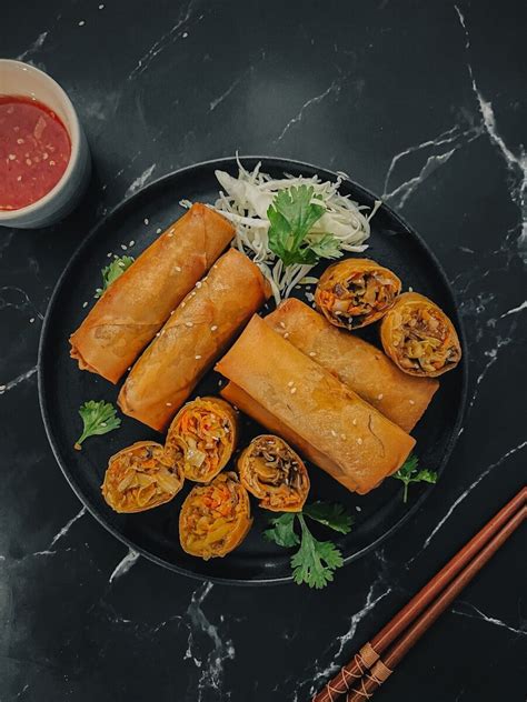 Thai Vegetarian Spring Rolls Recipe