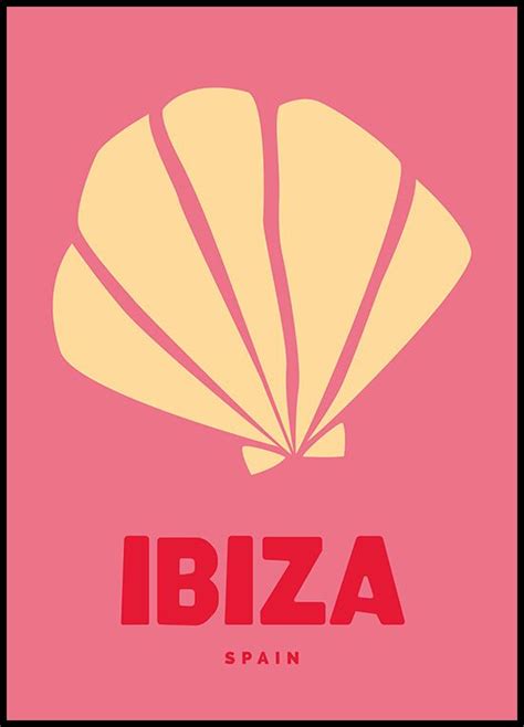 Graphic Ibiza Poster Poster Affiche Id E D Co Mur Photo Art Graphique