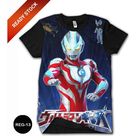 Ultraman T Shirt 3d Ultraman Shirt Serial Tokusatsu Reg 13 Shopee