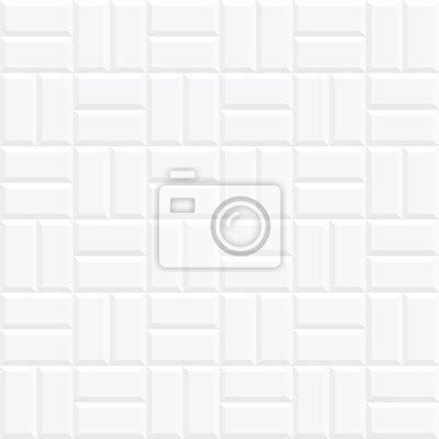 White Ceramic Tiles Seamless Pattern Basket Weave Vector