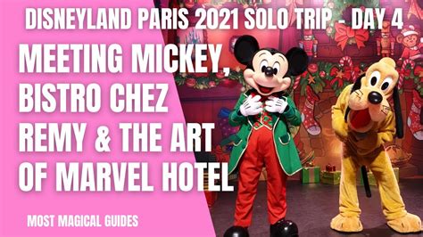 Disneyland Paris Solo Trip Day Meeting Mickey Bistro Chez Remy