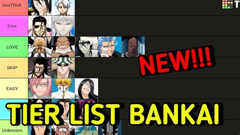 BLEACH Soul Reaper TIER LIST ปลดปลอยบดาบ สายฟรสายเตมควรทำตวไหนกอน