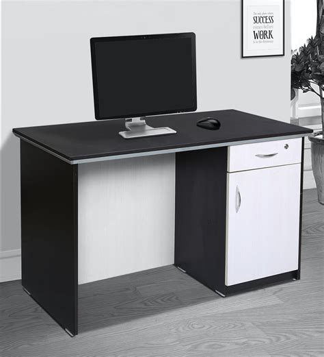 Buy Agate Office Table In Wenge And White Colour By Fullstock Online