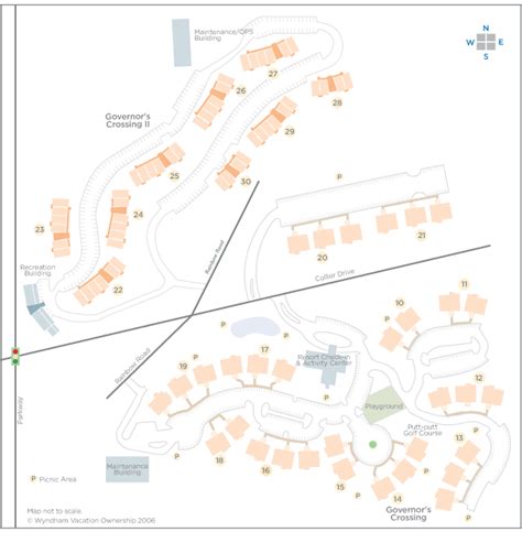 Wyndham Smoky Mountains - Resort Site Map