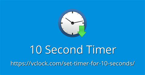 10 Second Timer - Online Timer - Countdown