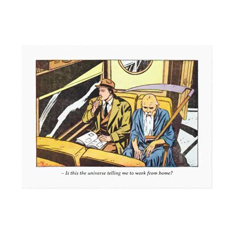 Vintage Horror Comic Panel Featuring The Reaper Canvas Print Zazzle