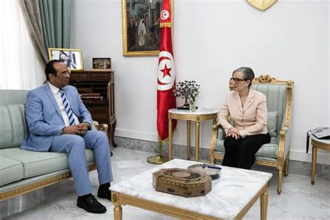 Présidence Du Gouvernement Tunisien On Twitter 🔴 استقبلت رئيسة