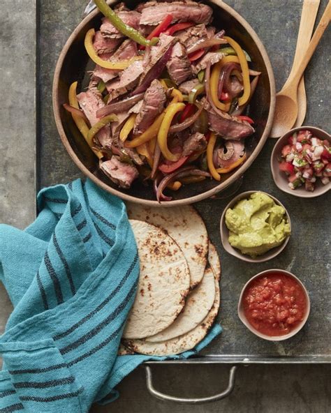 Beef Fajitas With A Cilantro Lime Marinade