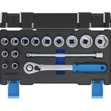 Gedore Dmu Piece Metric Drive Socket Set Available Online