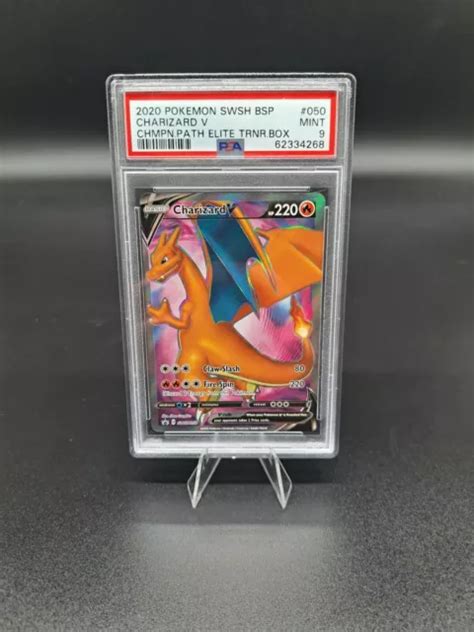 Pokemon Blackstar Promo Karte Glurak Psa Charizard V Swsh