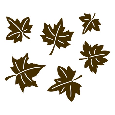 Flying Autumn Leaves Png Svg Design For T Shirts