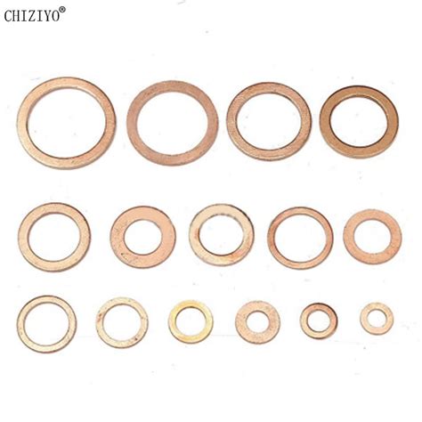 CHIZIYO 150 шт M5-M22 Профессиональный заглушка сальник медная шайба ...