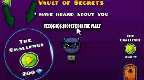 All Vault Of Secrets Codes Geometry Dash Hidden Secrets Off