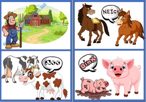 Old Macdonald Had A Farm Flashcards Miscellaneous Download