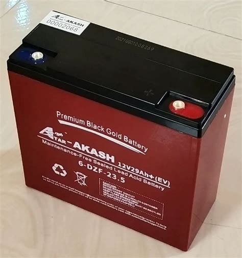 Lead Acid Vrla Smf Akash Electric Bike Batteries V At Rs In Nagpur