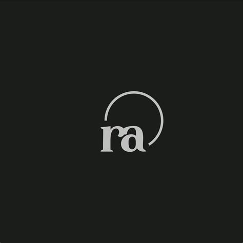 Ra Initials Logo Monogram Vector Art At Vecteezy